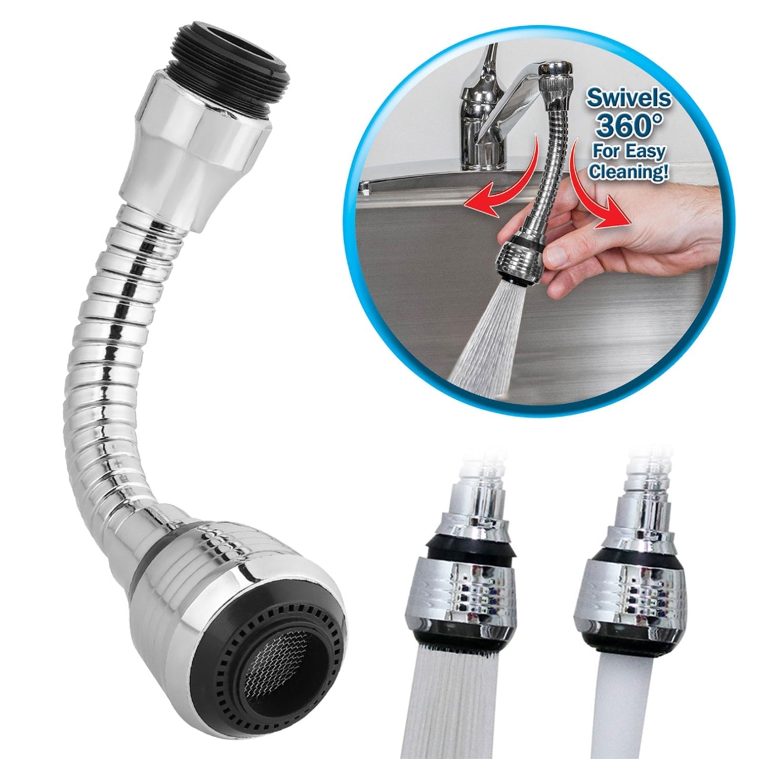 Detailed view of a water sprayer with a flexible nozzle, designed for efficient watering. Detailed view of a water sprayer with a flexible nozzle, designed for efficient watering.